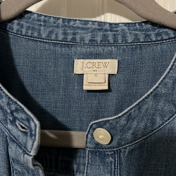 J.Crew blue Jean dress size small - Picture 2 of 3